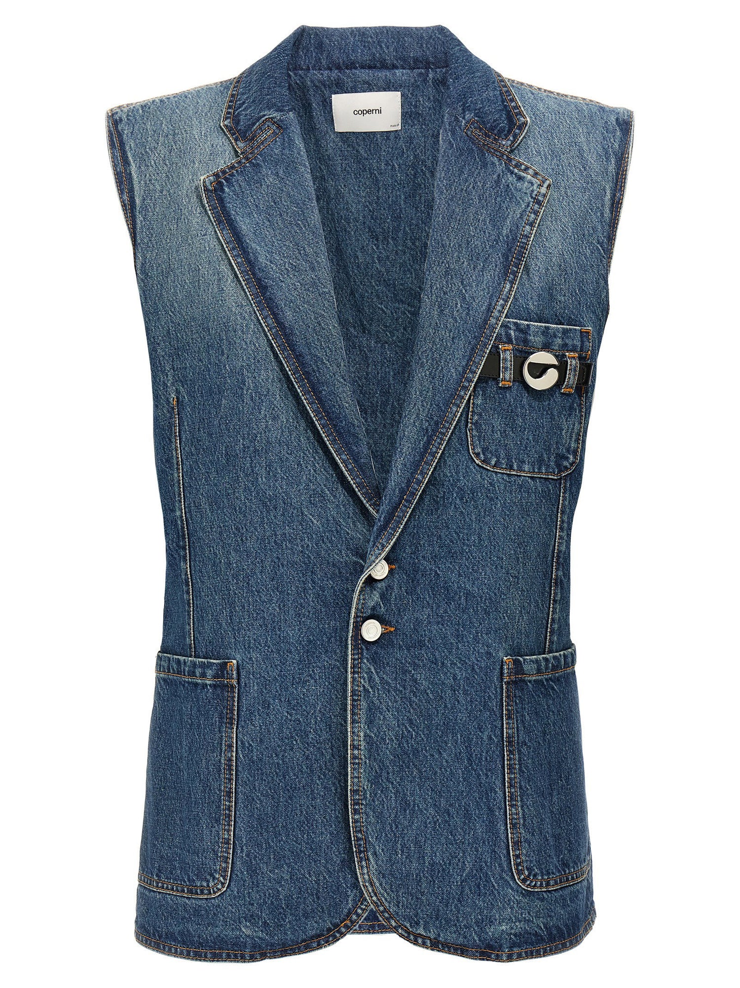 Coperni Strap Vest Blue