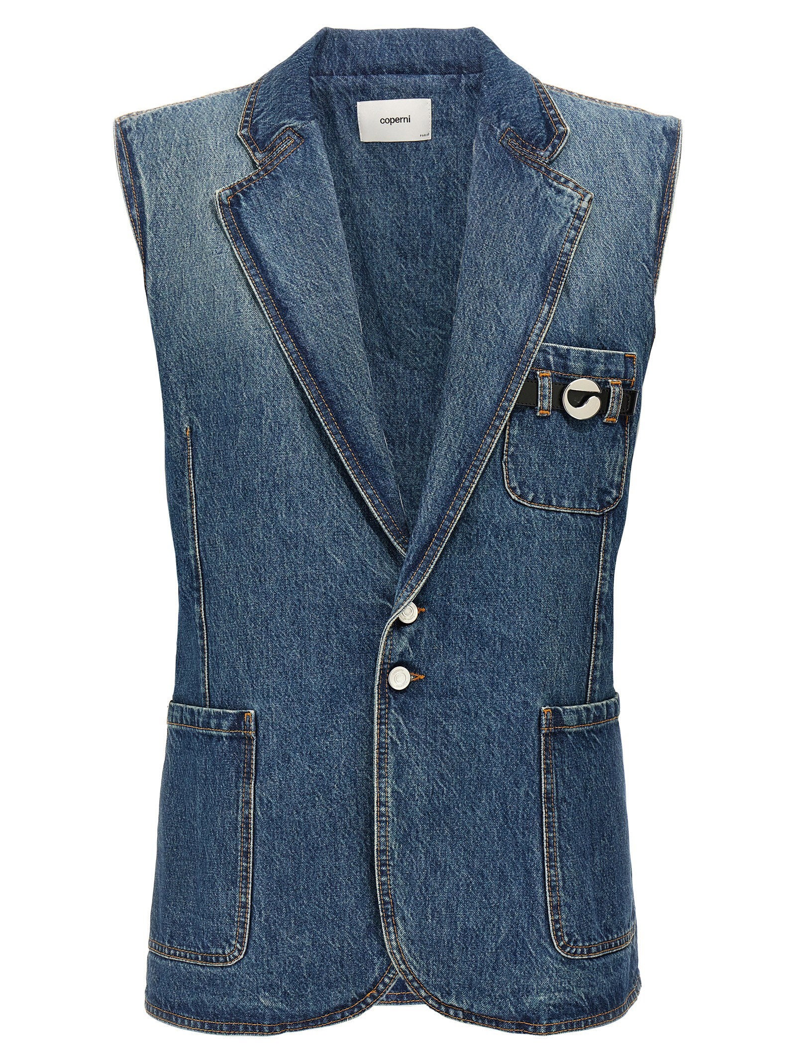 Coperni Strap Vest Blue