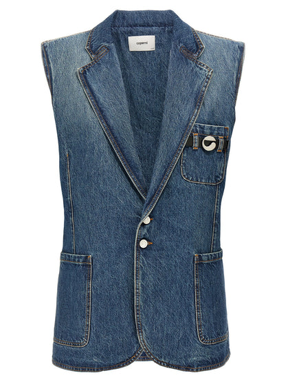 Coperni Strap Vest Blue