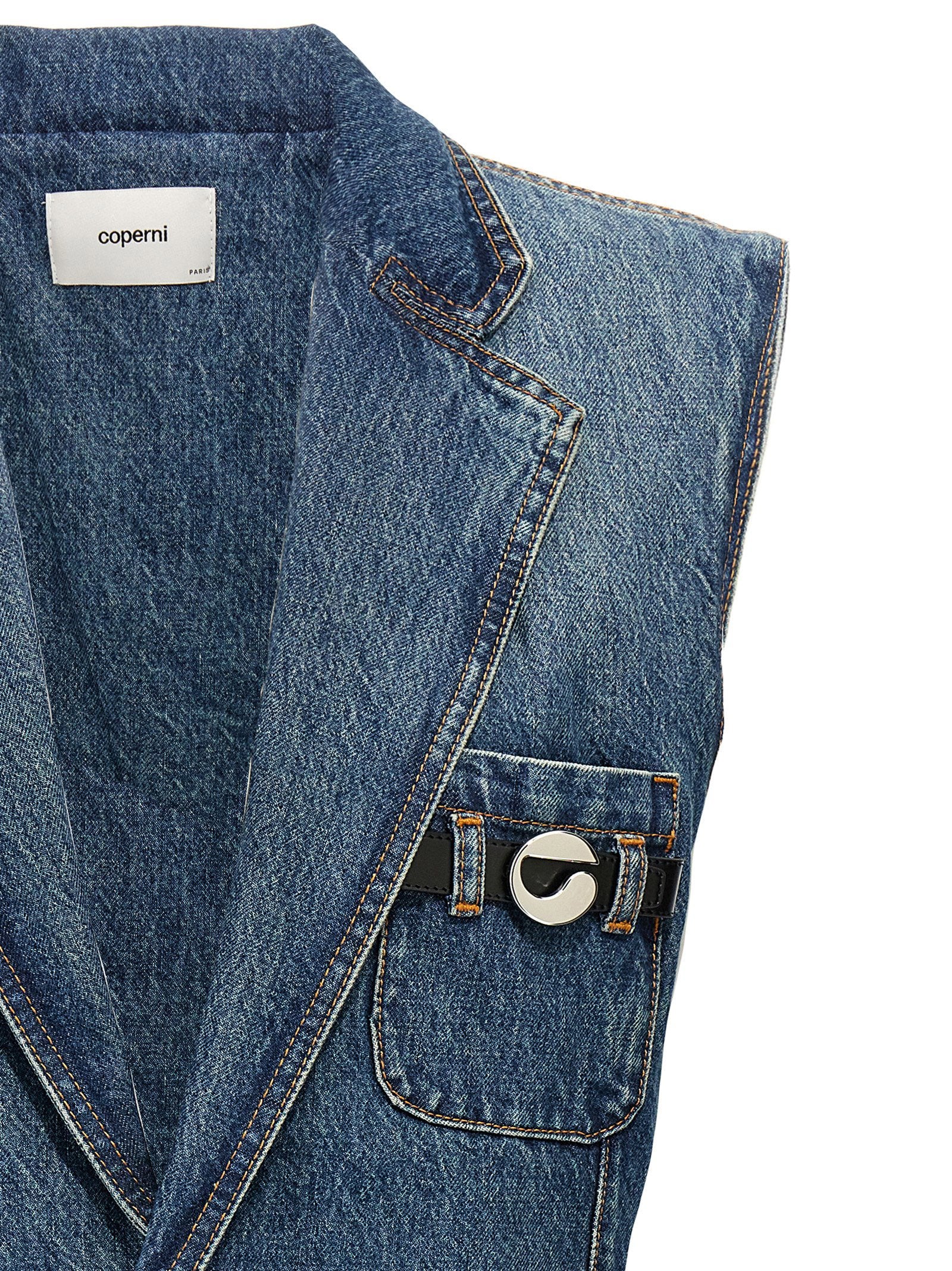 Coperni Strap Vest Blue