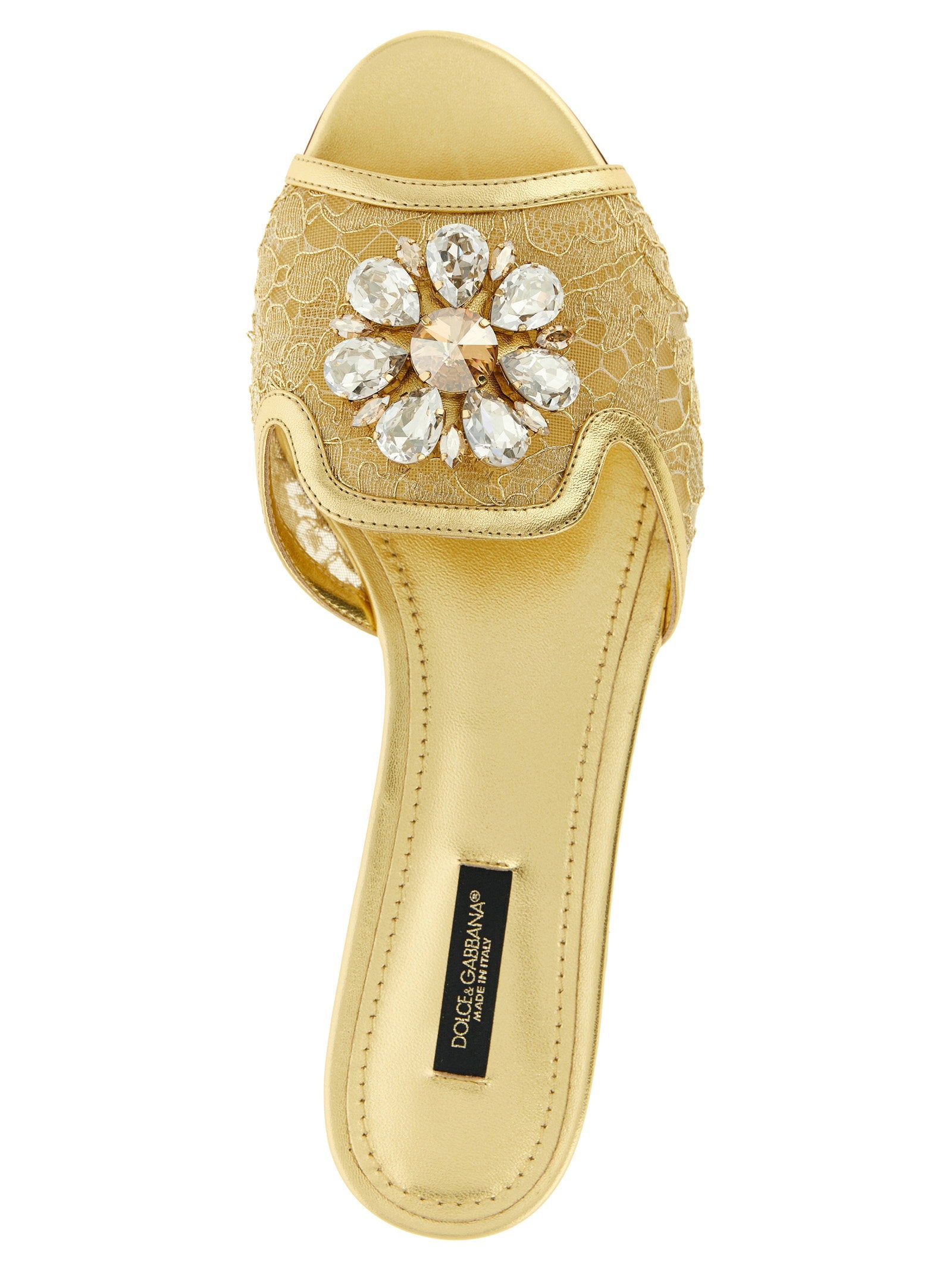 Dolce &amp; Gabbana Taormina Sandals Gold