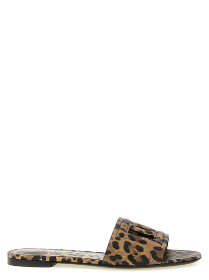 Dolce &amp; Gabbana Bianca Slides Brown