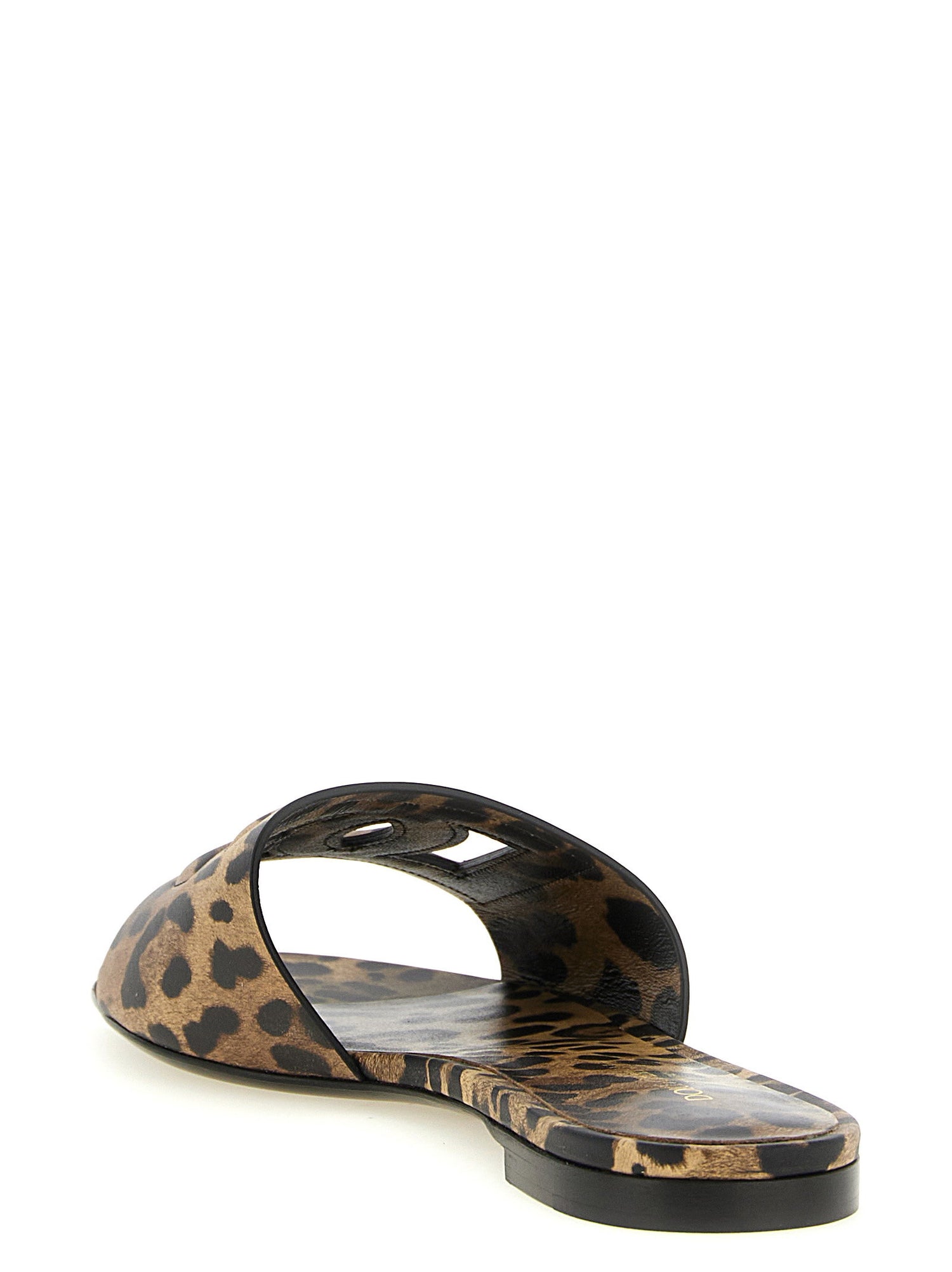 Dolce &amp; Gabbana Bianca Slides Brown