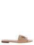 Dolce & Gabbana Dg Millennials Slides Beige