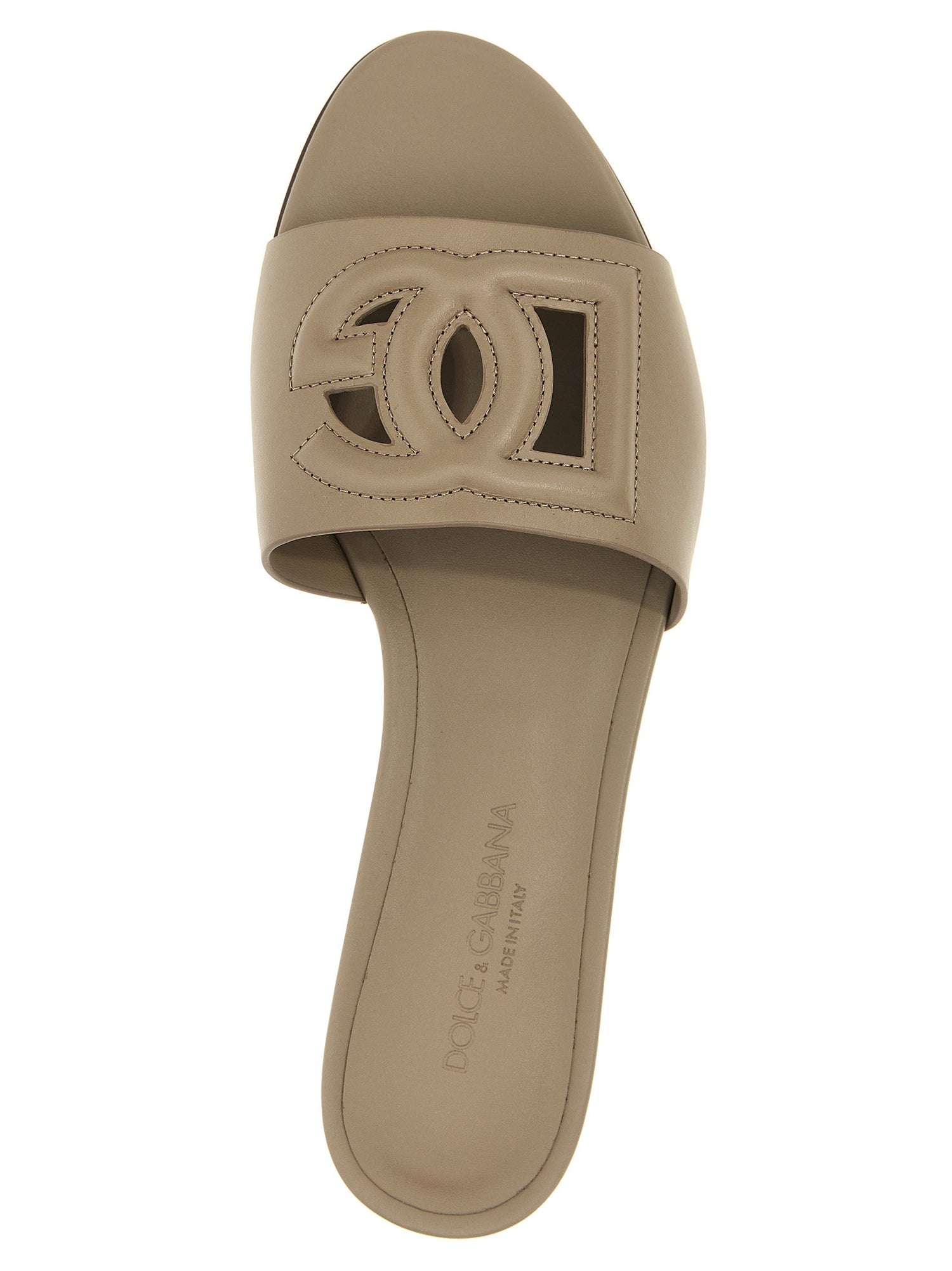 Dolce &amp; Gabbana Dg Slides Gray