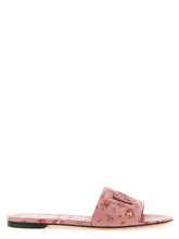 Dolce & Gabbana Leather Slides Pink