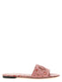 Dolce & Gabbana Leather Slides Pink