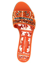 Dolce & Gabbana Bianca Slides Orange