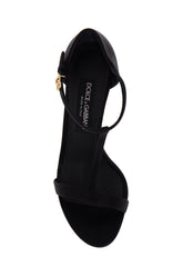 Dolce & Gabbana Keira satin t-bar sandals black