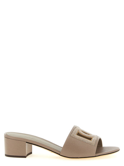 Dolce &amp; Gabbana Karol Mules Gray
