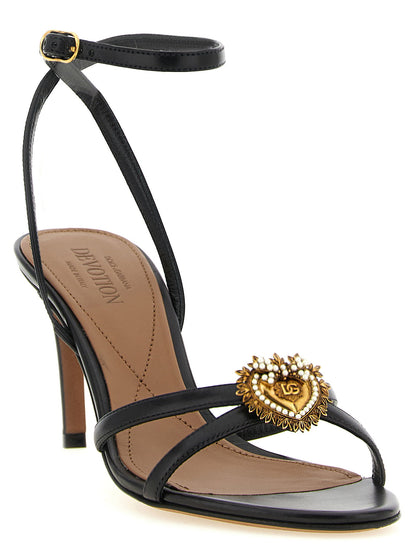 Dolce &amp; Gabbana Devotion Sandals Black  