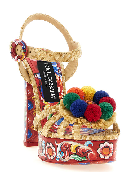 Dolce &amp; Gabbana Keira Sandals Multicolor