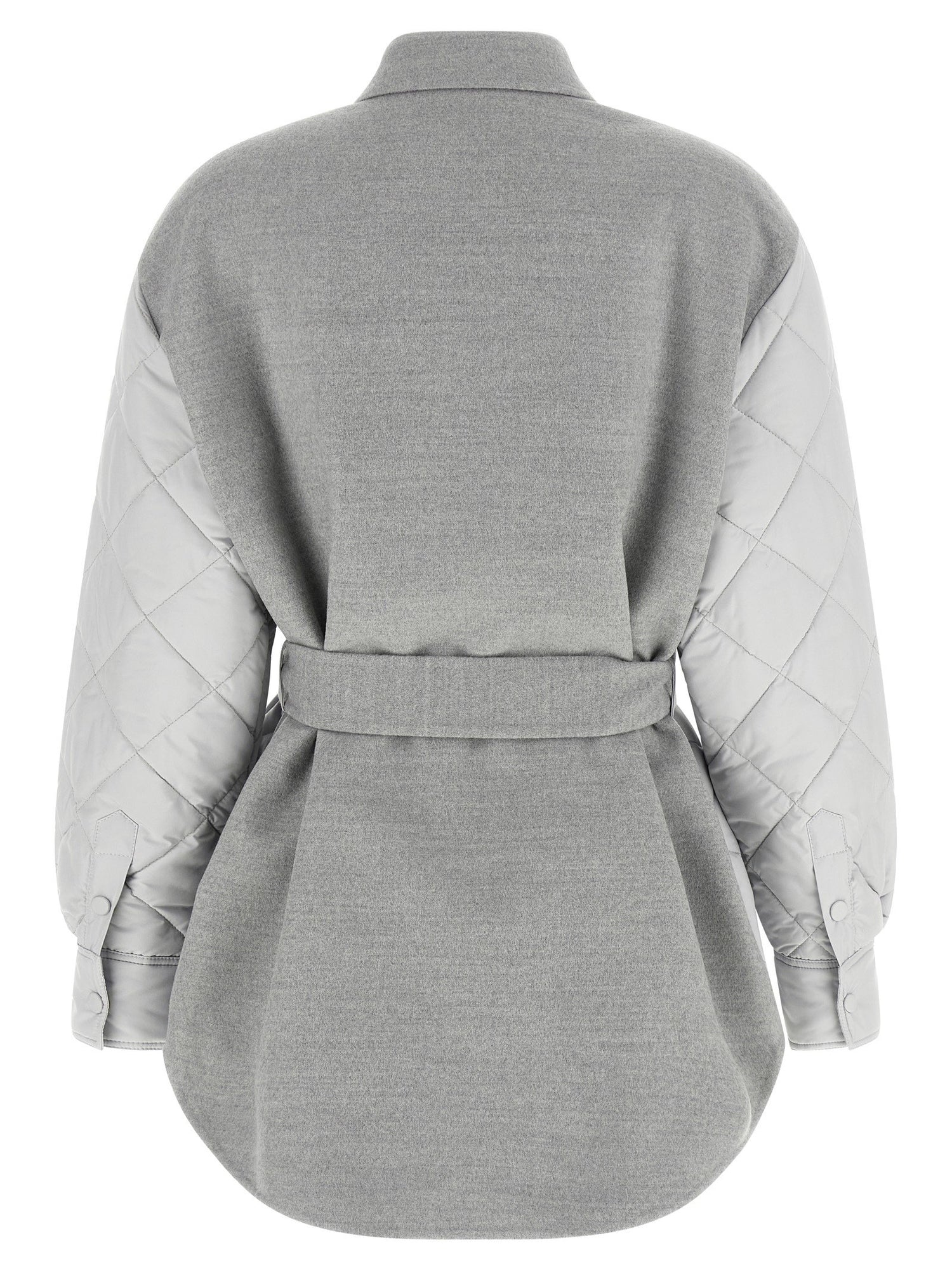 Fabiana Filippi Hybrid Overshirt Gray