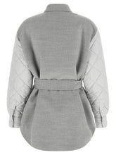 Fabiana Filippi Hybrid Overshirt Gray