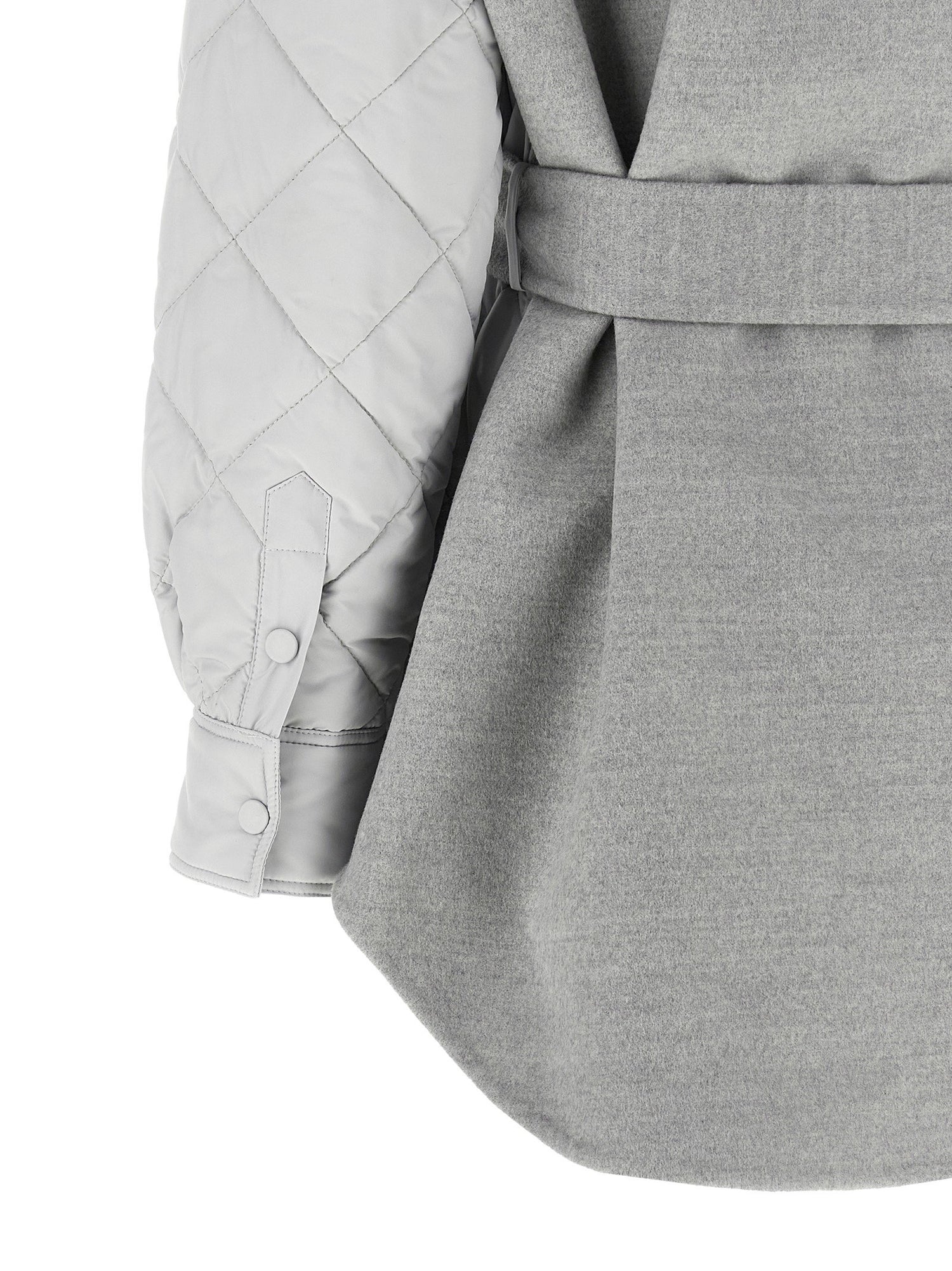 Fabiana Filippi Hybrid Overshirt Gray