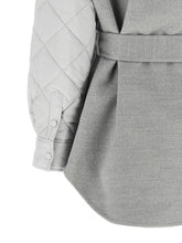 Fabiana Filippi Hybrid Overshirt Gray