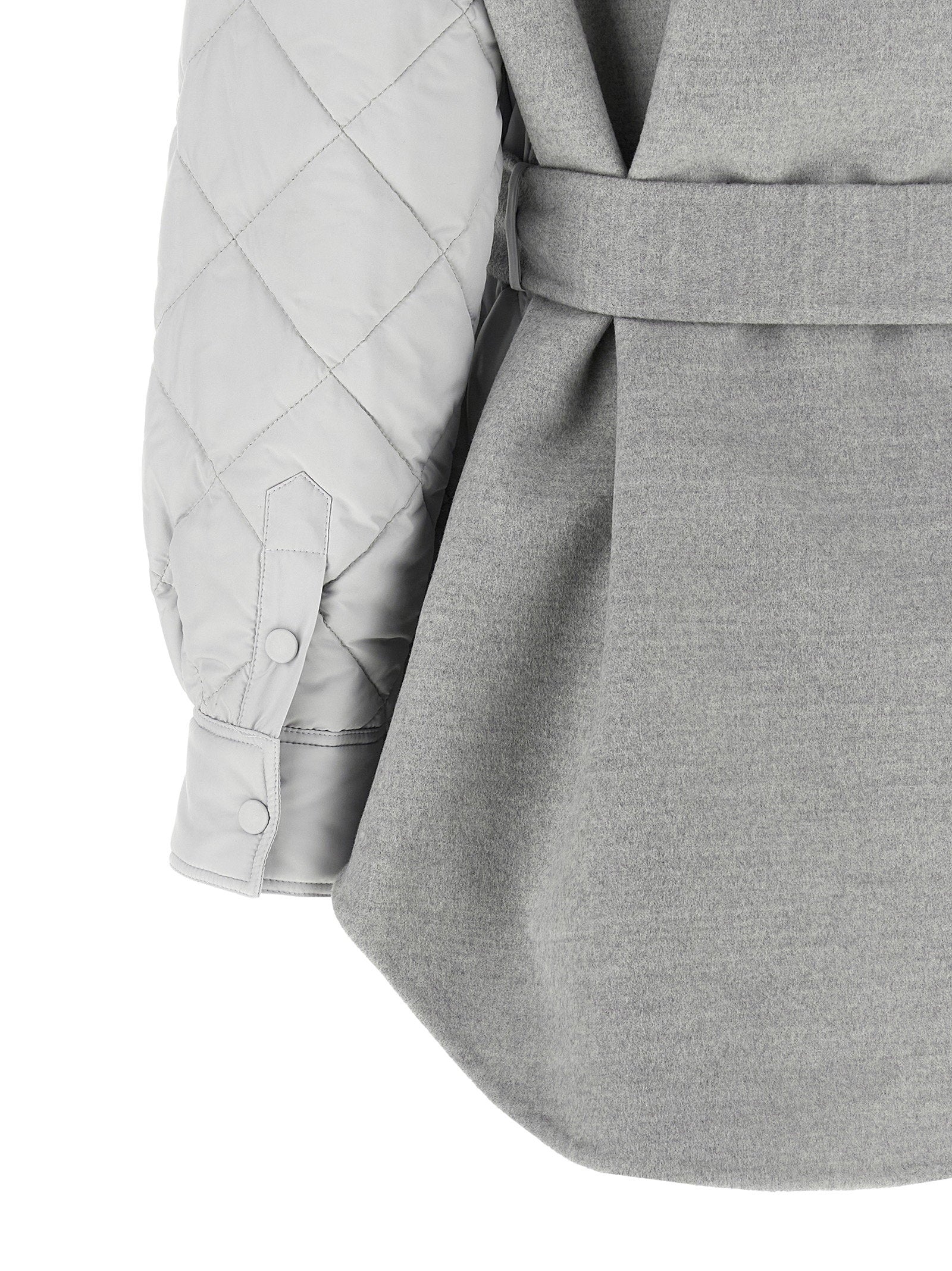 Fabiana Filippi Hybrid Overshirt Gray