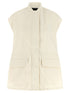Fabiana Filippi Crochet Vest Beige