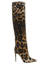 Dolce & Gabbana Leo Jacquard Boots Multicolor