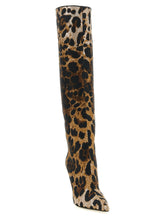 Dolce & Gabbana Leo Jacquard Boots Multicolor