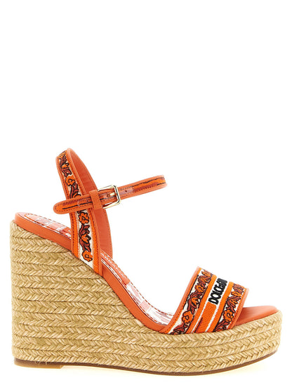 Dolce &amp; Gabbana Maiolica Wedges Orange