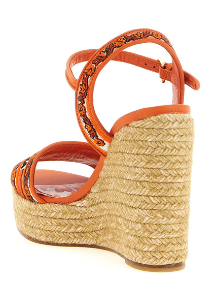 Dolce &amp; Gabbana Maiolica Wedges Orange