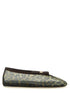 Ganni Jenny Ballet Flats Brown