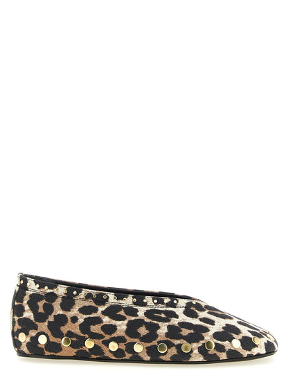 Ganni Jenny Ballet Flats Multicolor
