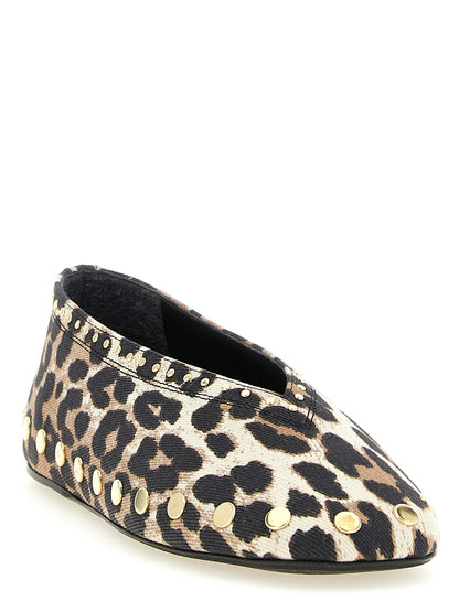 Ganni Jenny Ballet Flats Multicolor