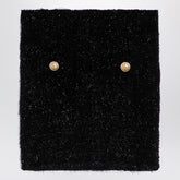 Balmain Black Tweed Miniskirt with Gold Buttons black