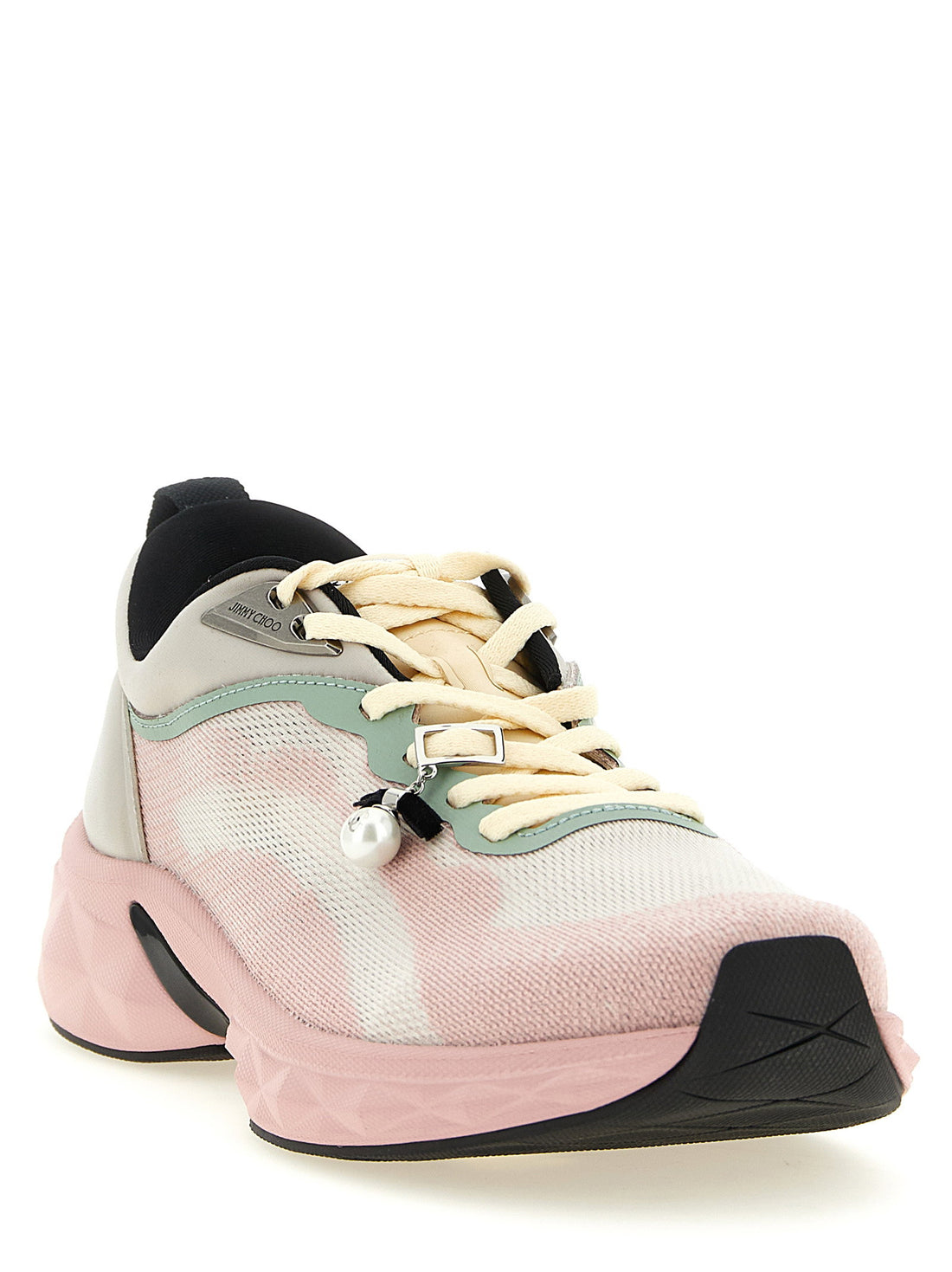 Jimmy Choo Diamond Run Sneakers Pink
