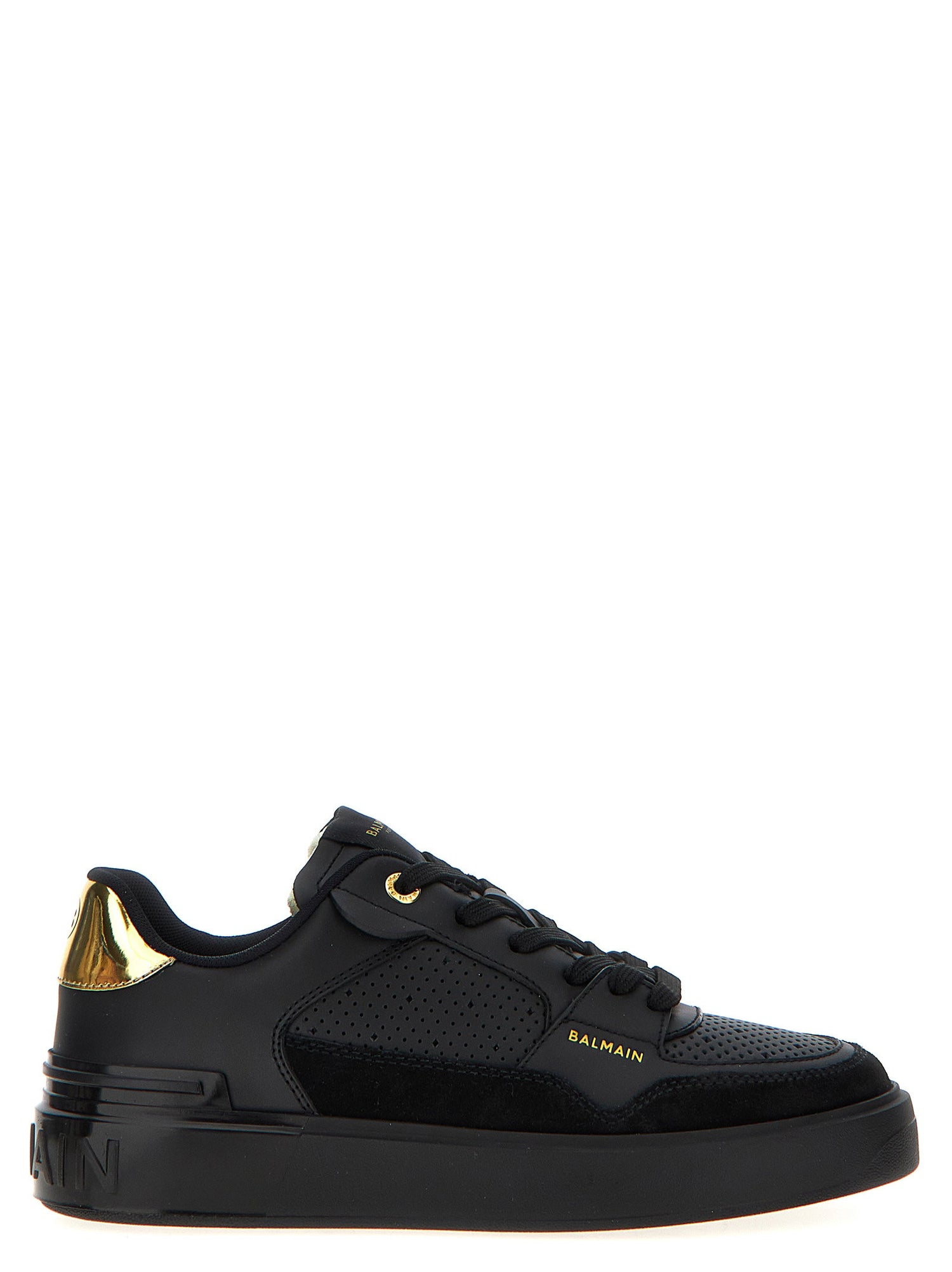 Balmain B-court Flip Sneakers Black