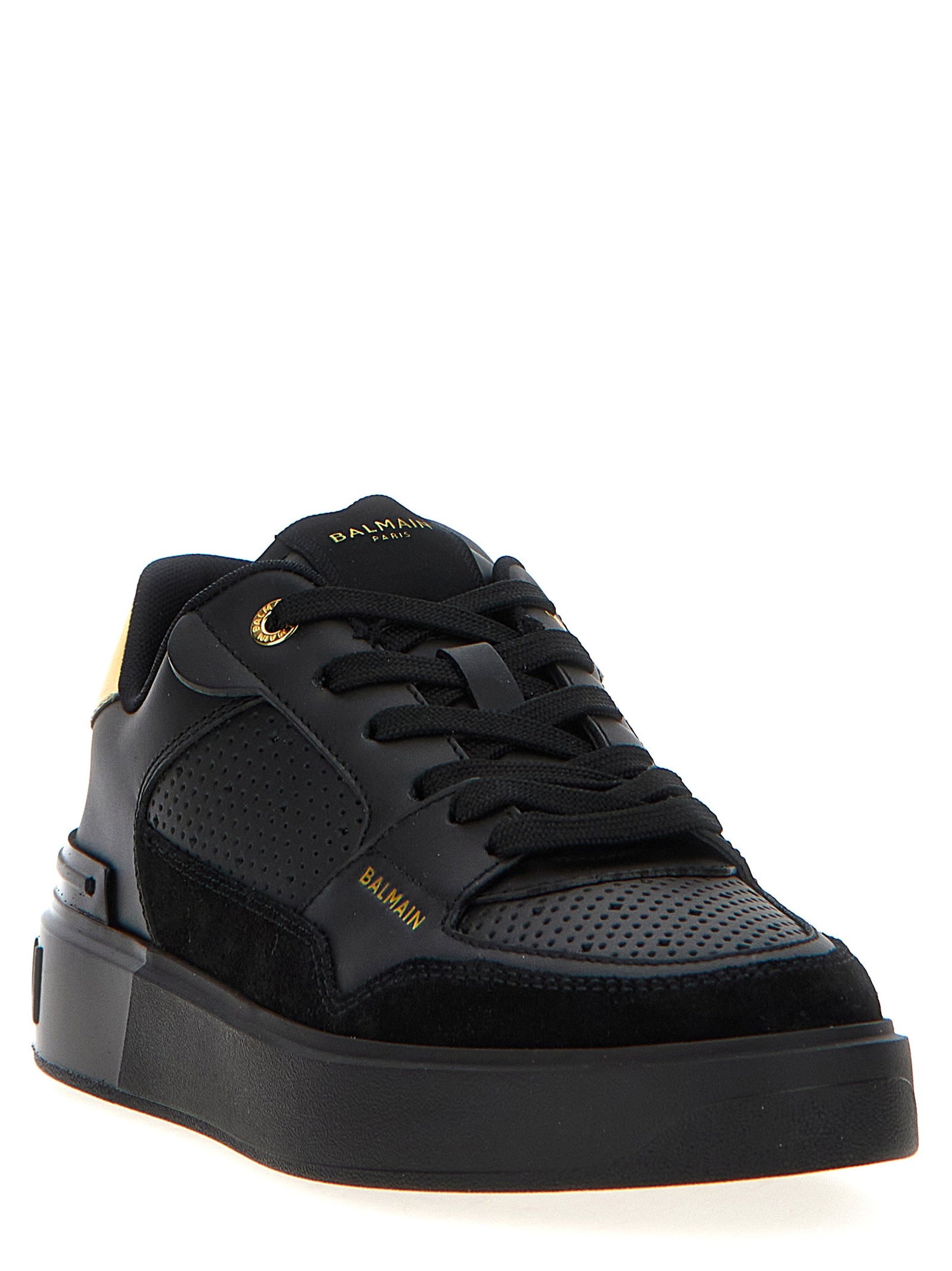 Balmain B-court Flip Sneakers Black