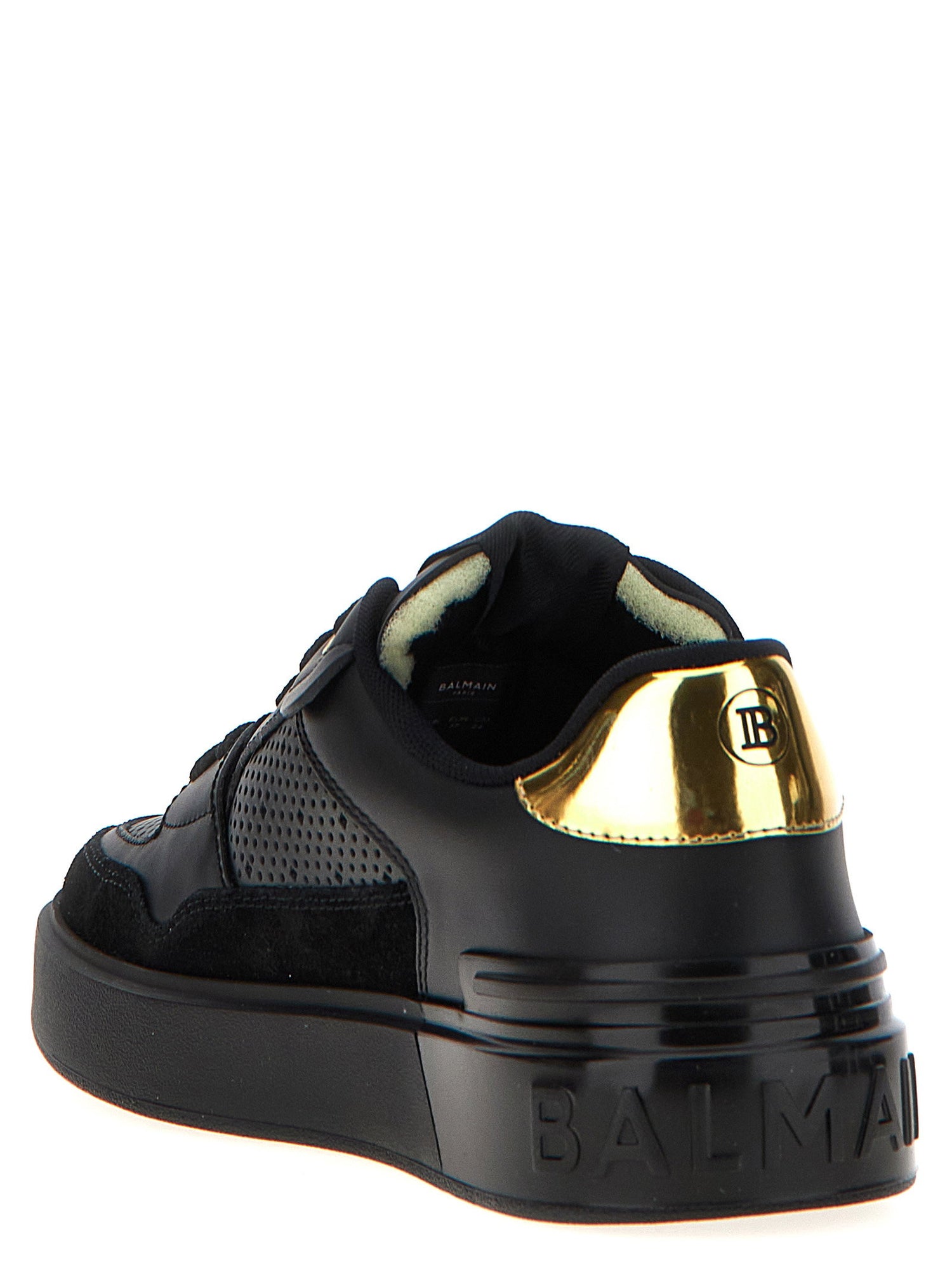 Balmain B-court Flip Sneakers Black