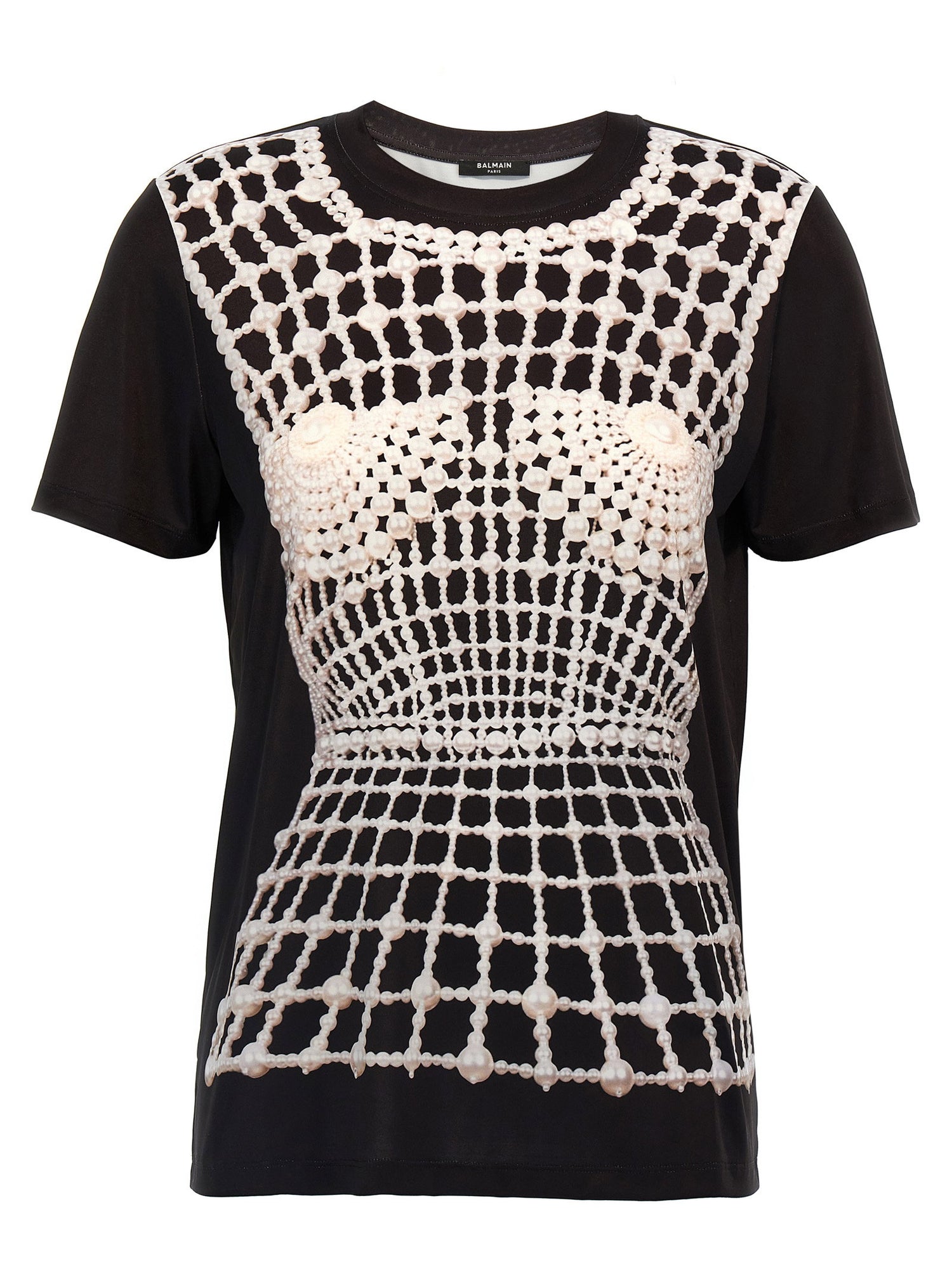 Balmain Trompe Loeil T-shirt Black