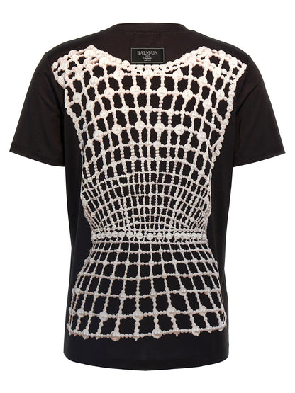 Balmain Trompe Loeil T-shirt Black