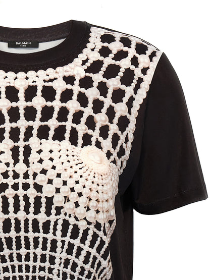 Balmain Trompe Loeil T-shirt Black