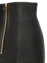 Balmain Hw Rolled Skirt Black