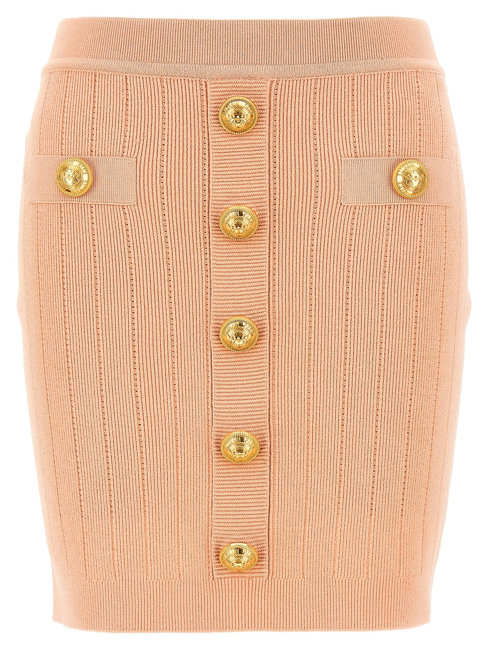 Balmain Chiocciola Skirt Pink