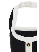 Balmain Filo Leone Catena Dress White/black