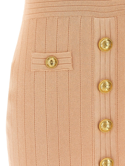 Balmain Chiocciola Dress Pink