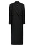Dolce & Gabbana Long Tuxedo Coat Black