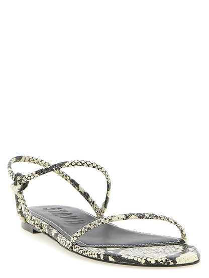 Staud Laurel Sandals White/black