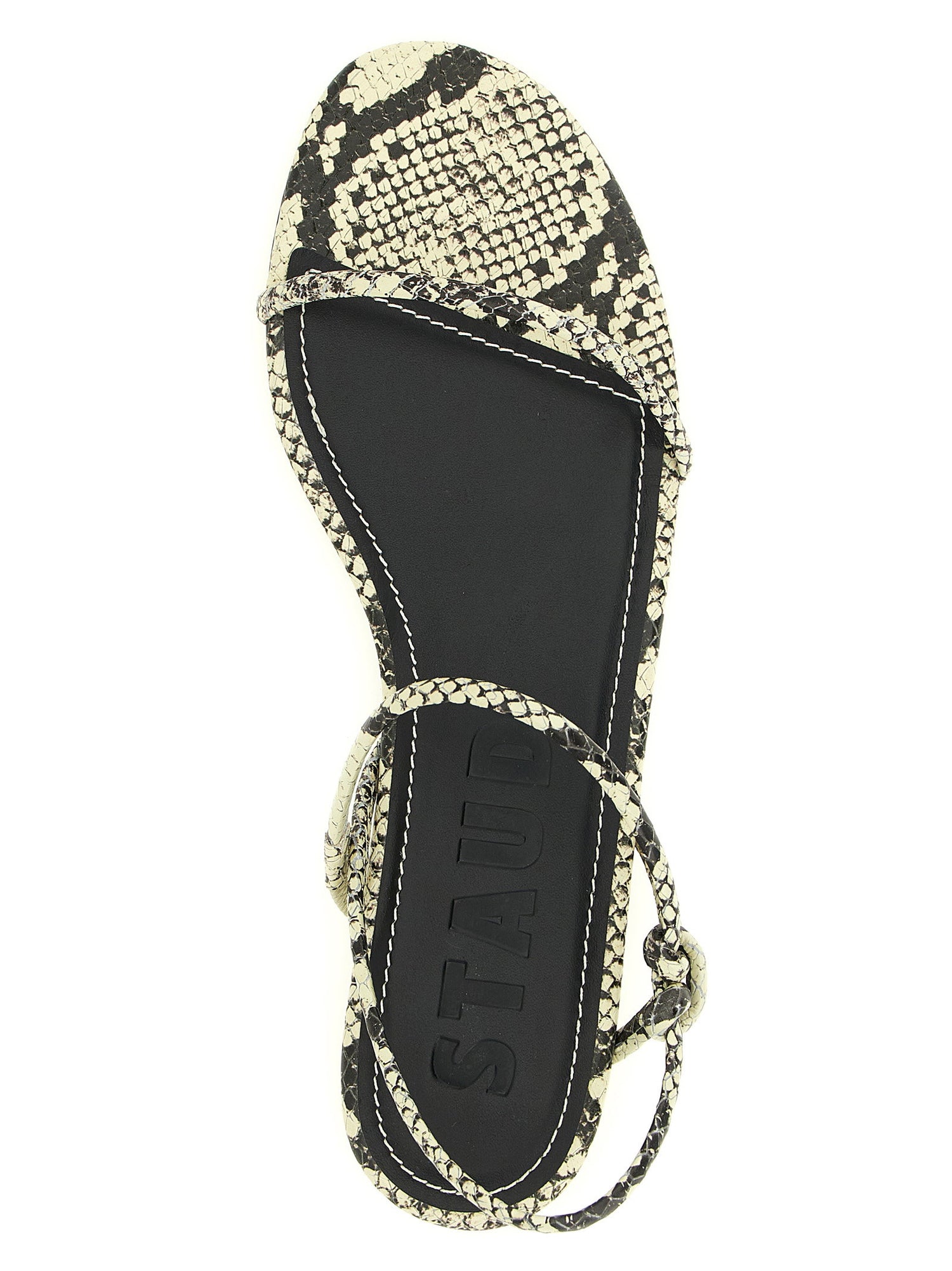 Staud Laurel Sandals White/black
