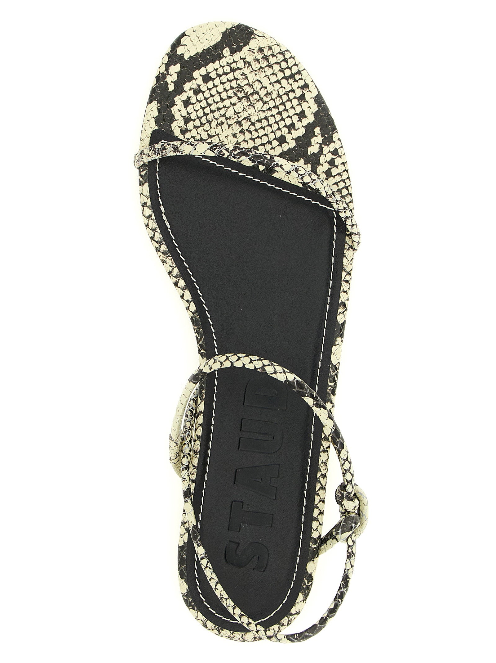 Staud Laurel Sandals White/black