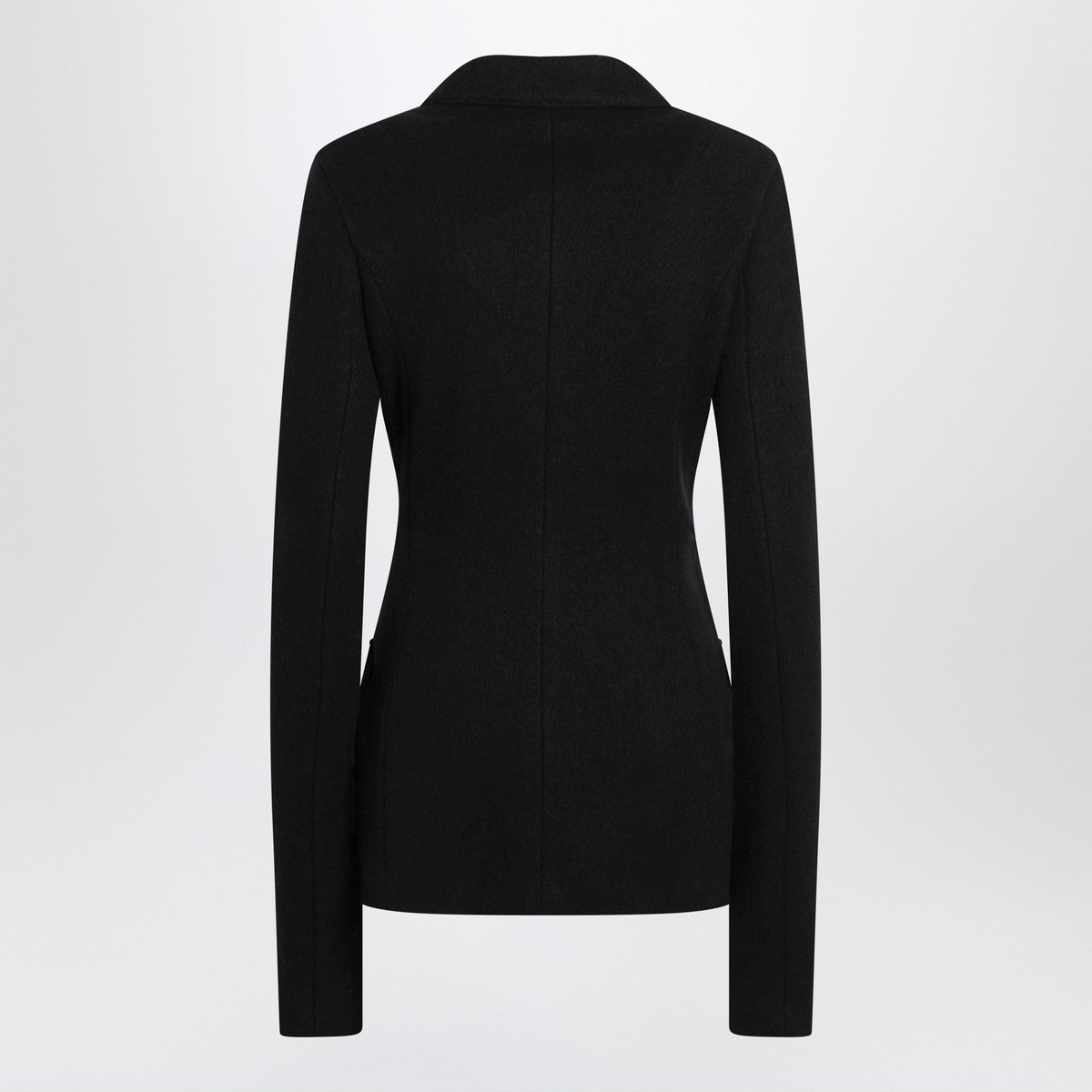 Dolce &amp; Gabbana Double-Breasted Wool Jacket Black
