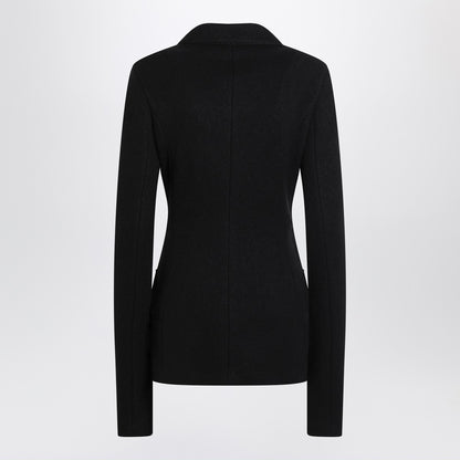 Dolce &amp; Gabbana Double-Breasted Wool Jacket Black