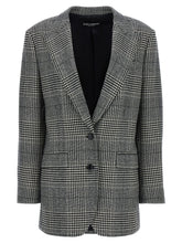 Dolce & Gabbana Pied De Poule Blazer White/Black