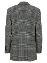 Dolce & Gabbana Pied De Poule Blazer White/Black