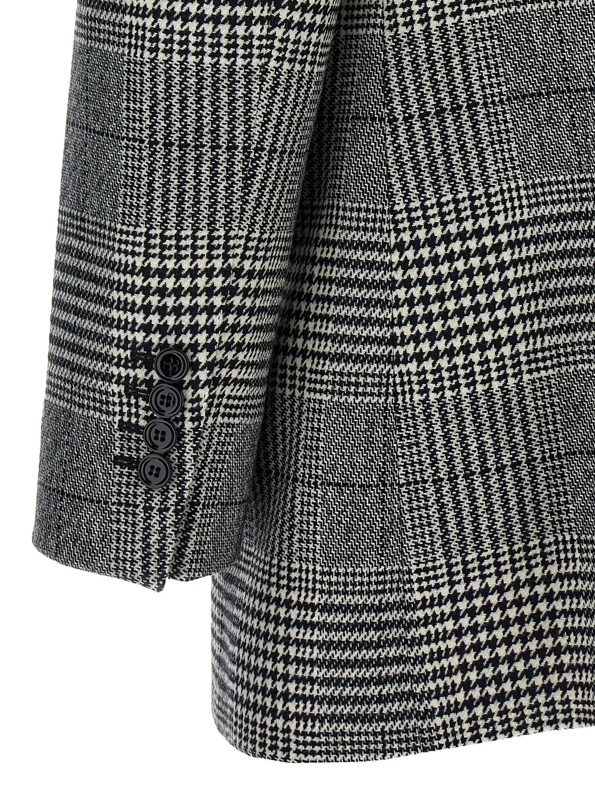 Dolce &amp; Gabbana Pied De Poule Blazer White/Black